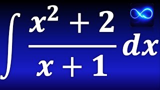 Integral de división de polinomios x2  1 entre x  1 [upl. by Liemaj]