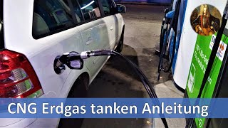 CNG Erdgas tanken Anleitung [upl. by Eckhardt]