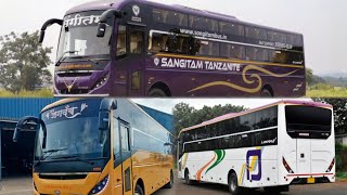 MG Gliderz Ac Sleeper Coach Bus Compilation  Nagpur to pune route buses [upl. by Housen]