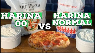 Haciendo Pizza con Harina quot00quot vs Harina Normal [upl. by Litman]