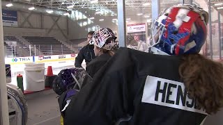 Micd up Minnesota PWHL goalie Nicole Hensley [upl. by Christianity]