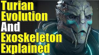 Mass Effect Turian Species Explained  Morphology Evolution History Council and Exoskeleton Lore [upl. by Trah]