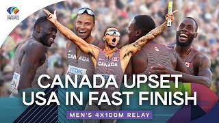 Mens 4x100m Final  World Athletics Championships Oregon 2022 [upl. by Currier]