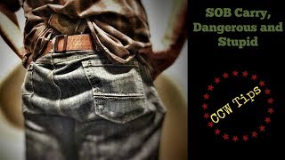 Concealed Carry Tips Small of the Back Carry [upl. by Sinnard]