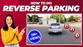 How to do REVERSE PARKING  ★ MUST WATCH Popular video  18K LIKES ★ Toronto Drivers [upl. by Oicangi]