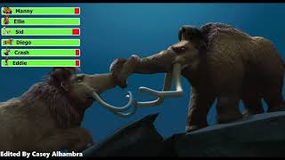 Ice Age The Meltdown 2006 Cliff Scene with healthbars [upl. by Kayley105]