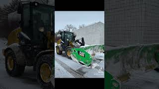 JOHN DEERE 244L Snow Loaders with a arctic sectional [upl. by Dhiman]