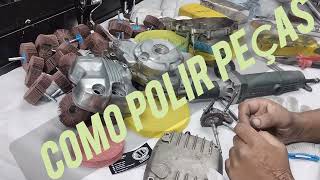 APRENDA A POLIR PEÇAS DE MOTO [upl. by Gaylene]