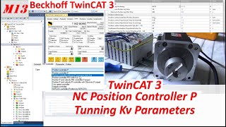 MB13 TwinCAT 3 NC Stepper NC Motion Controller  Axis Ctrl Parameters 1620 [upl. by Gnuhn]