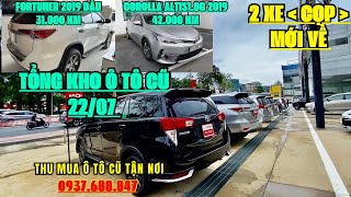 Giá Kho Ô Tô Cũ 237 Toyota Tân Cảng  Về Thêm Toyota Corolla Altis 18G 2019 Fortuner 2019 máy dầu [upl. by Fira]