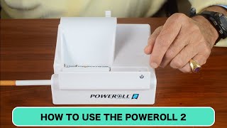 How To Use PoweRoll 2 Cigarette Rolling Machine Electric Rolling Machine [upl. by Penoyer]