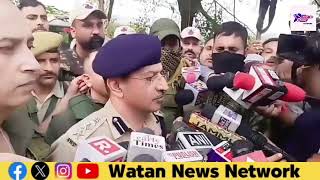 SSP Jammu briefs Media Regarding Akhnoor Battal Encounter [upl. by Lessig805]