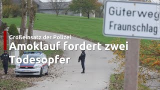 Amoklauf eines Jägers in Altenfelden und Arnreit fordert offenbar zwei Todesopfer [upl. by Annahsar]