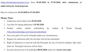 Doranda College ranchi UG BABcomBsc 1st Selection List Document Verification amp Admission proces [upl. by Perni501]