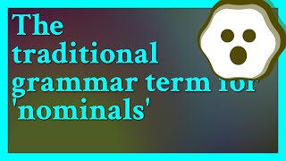 It can be hard to generalize about traditionalschool grammar — different books and different tea [upl. by Shantee]