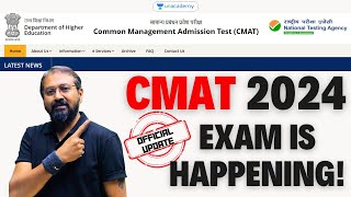 CMAT 2024 Official Update  Exam Is Happening  Ronak Shah [upl. by Ree]