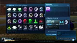 Rocket League TRADE HEXED FOR PURPLE ZOMBA [upl. by Aitra]