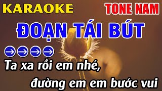 Đoạn Tái Bút Karaoke Tone Nam Karaoke Hoàng Long  Beat Mới [upl. by Lindsley]