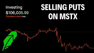 How I Made 591 Selling Puts on MSTX to Buy a MacBook  Selling Options for Income [upl. by Charley]