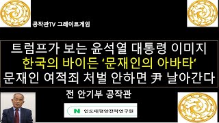 트럼프 대통령이 보는 윤석열 대통령의 이미지는 한국의 바이든 amp 문재인의 아바타  문재인 여적죄 처벌 안하면 윤석열 정권에 책임 묻는다  트럼프윤석열 골프 칠 일 없어 [upl. by Assirat]