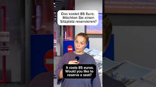 Im Bahnhof Dialog німецькамова easygerman deutsch einfachdeutsch learngermanfast [upl. by Eecak]