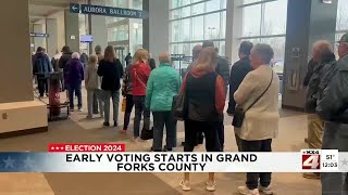 Noon Update Early Voting Starts In Cass County Today [upl. by Leonerd447]