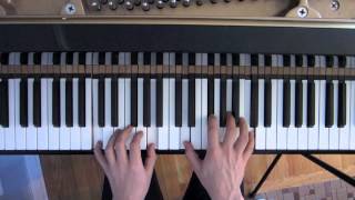 Jazz Piano Lesson 35 Voicing Melody Harmony iiVI [upl. by Demmer]