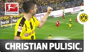 Pulisic Goal  Dortmunds USMNT Star Scores Against Leverkusen [upl. by Anihc]