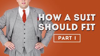 How A Suit Should Fit  Mens Suits Fit Guide  Gentlemans Gazette [upl. by Enirod292]