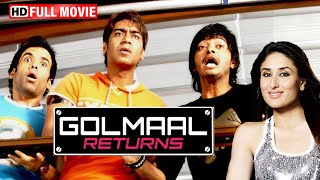 Golmaal Returns  Full Movie  Ajay Devgan  Kareena Kapoor  Arshad Warsi  Bollywood Comedy Movie [upl. by Fremont]