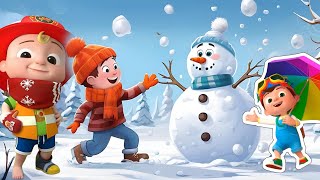 Winters Song Fun in the Snow  Nursery Rhymes amp Kids Songs [upl. by Recnal]