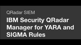 This is BIG Tool that translates YARA and Sigma into QRadar [upl. by Ehtnax]