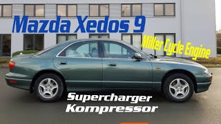 Mazda Xedos9 supercharged 23 V6 Miller Cycle Engine 211HP Kompressor Soundlets take a ride at 600 [upl. by Naux225]