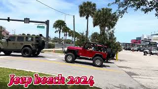 Jeep Beach 2024 Daytona beach [upl. by Yllor]