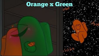 Green x Orange  Among Us Comic [upl. by Adeirf]