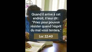 Verset Biblique Du Jour  Luc 2240  La Prière comme Protection Contre la Tentation [upl. by Asinla]