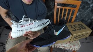 The Sole Brothers VLOG 40 PG 1 amp YEEZY ZEBRA [upl. by Terryn]