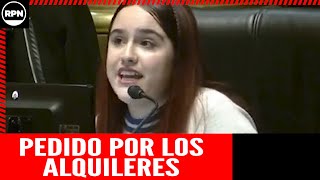 Ofelia Fernández LLAMÓ urgente a la política a solucionar el problema de los alquileres en Argentina [upl. by Notlaw]