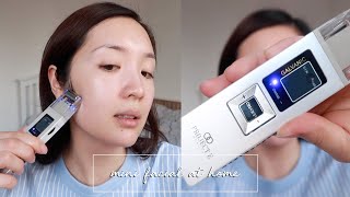 Skin firming facial at home Galvanic Facial Lifting Roller  Project E Beauty  lifeofjodes [upl. by Marcelline]