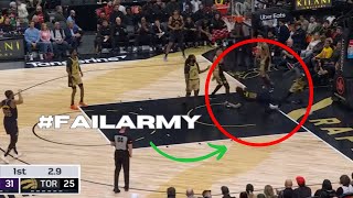 J Hayes Slam Dunk Fall Hollaback Girl Gwen Stephani Meme NBA Raptors vs Lakers [upl. by Aerbas229]