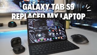 Replacing My Laptop With The Galaxy Tab S9 [upl. by Fabi]