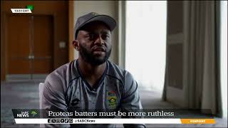 Cricket  Proteas batters called on to be more ruthless ahead of 2nd test match against West Indies [upl. by Valentina581]