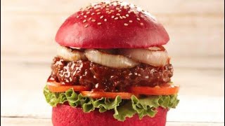 HOW TO MAKE RED BURGER BONS  homemade recipe  tapasbarfood [upl. by Llednav]