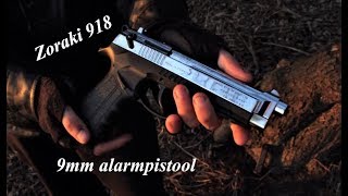 zoraki 918 9mm PAK alarmpistool [upl. by Sulihpoeht]