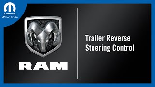 Trailer Reverse Steering Control  How To  2025 Ram 1500 DT [upl. by Anastasius440]