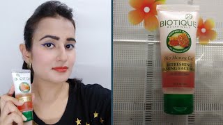 BIOTIQUE HONEY GEL FOAMING FACE WASH  Normal to Dry Skin Face Wash Review amp Demo SWATI BHAMBRA [upl. by Corri]