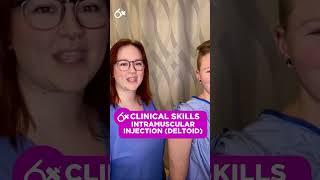 Deltoid Injection Clinical Skills SHORT  LevelUpRN [upl. by Eveline]