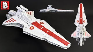 LEGO Custom Venator Negotiator Star Destroyer [upl. by Rehctelf]