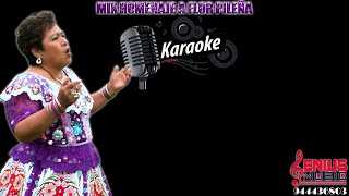 MIX FLOR PILEÑA KARAOKE [upl. by Carola]