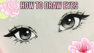 How to Draw Eyes ♡  by Christina Lorre [upl. by Dell]